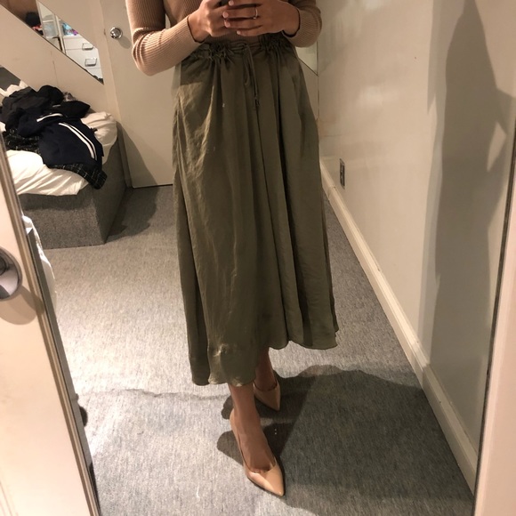 ZARA TIE WAIST SKIRT - Picture 3 of 5